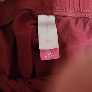 Maroon large leggings